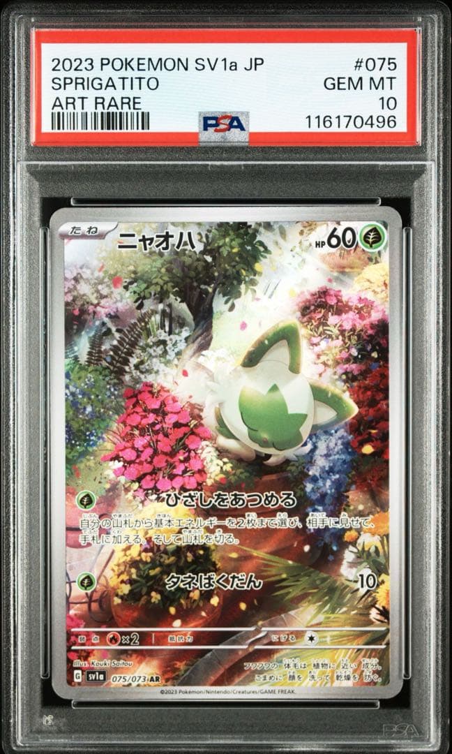 PSA10 2連番】ポケモンカード ニャオハ ニャローテ AR - メルカリ