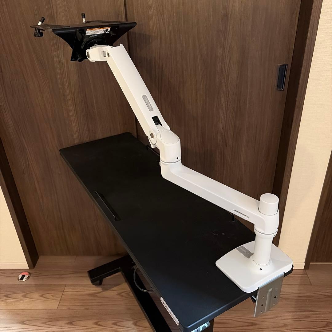 ergotron モニターアーム 調整可能 ホワイト エルゴトロン（ergotron） LX デスクマウント モニターアーム ホワイト