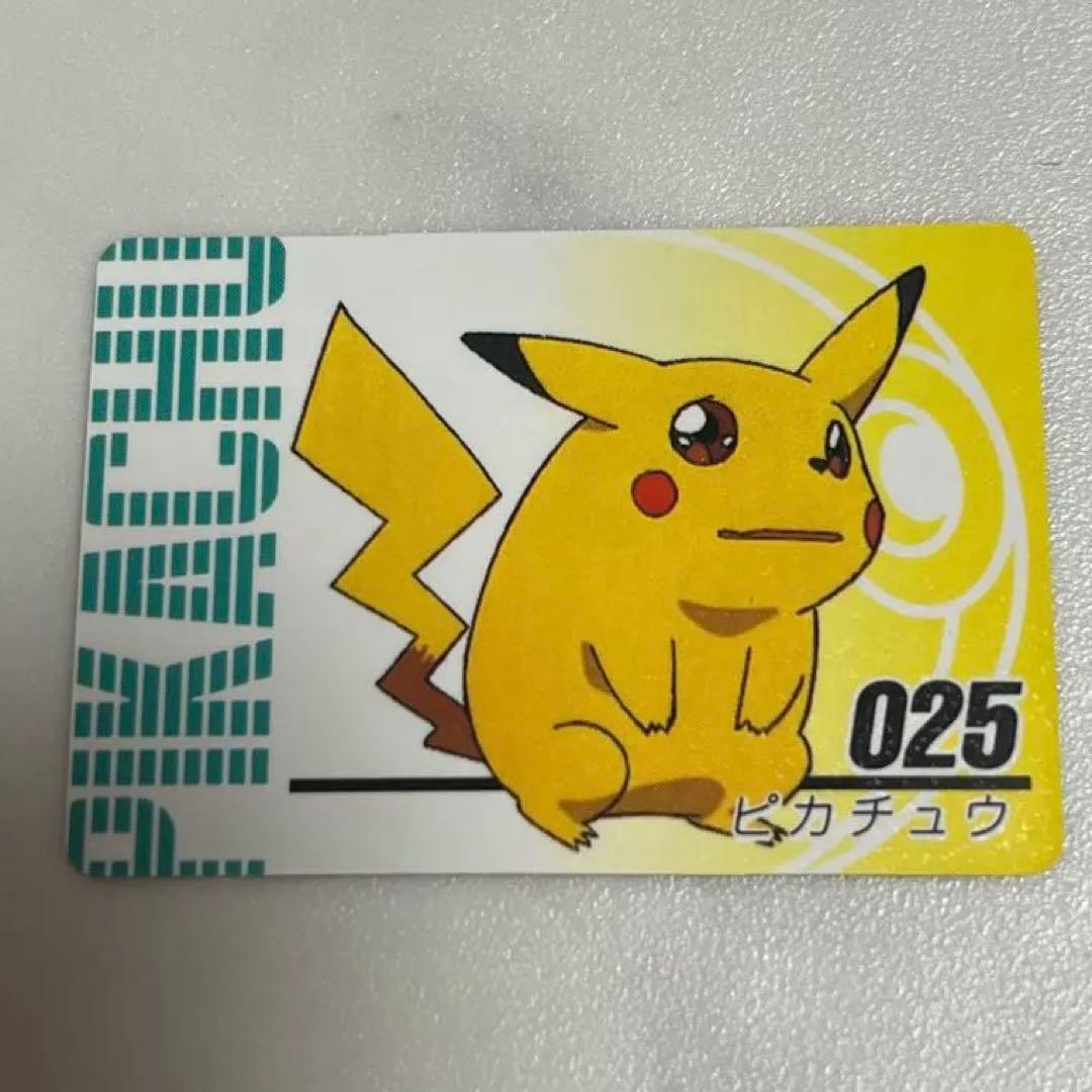 ポケモン アニメ版 ミニカードダス ピカチュウ 025 - メルカリ