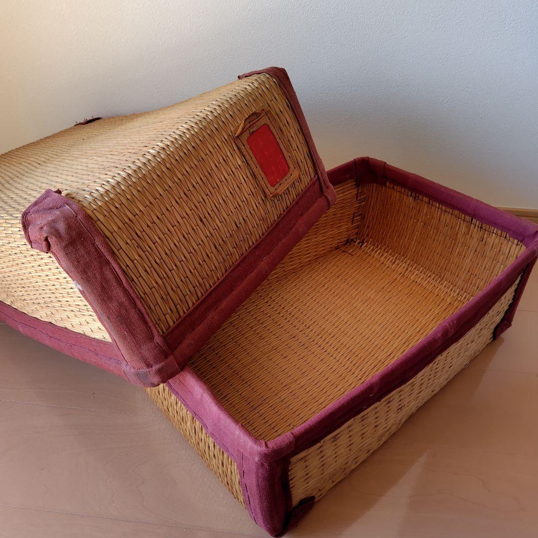 柳行李 昭和レトロ アンティーク籠 美品 - メルカリ