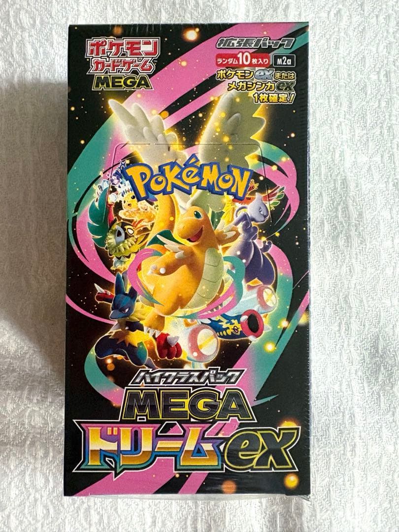 新品未開封 シュリンク付き MEGAドリームex 1box ポケモンカード