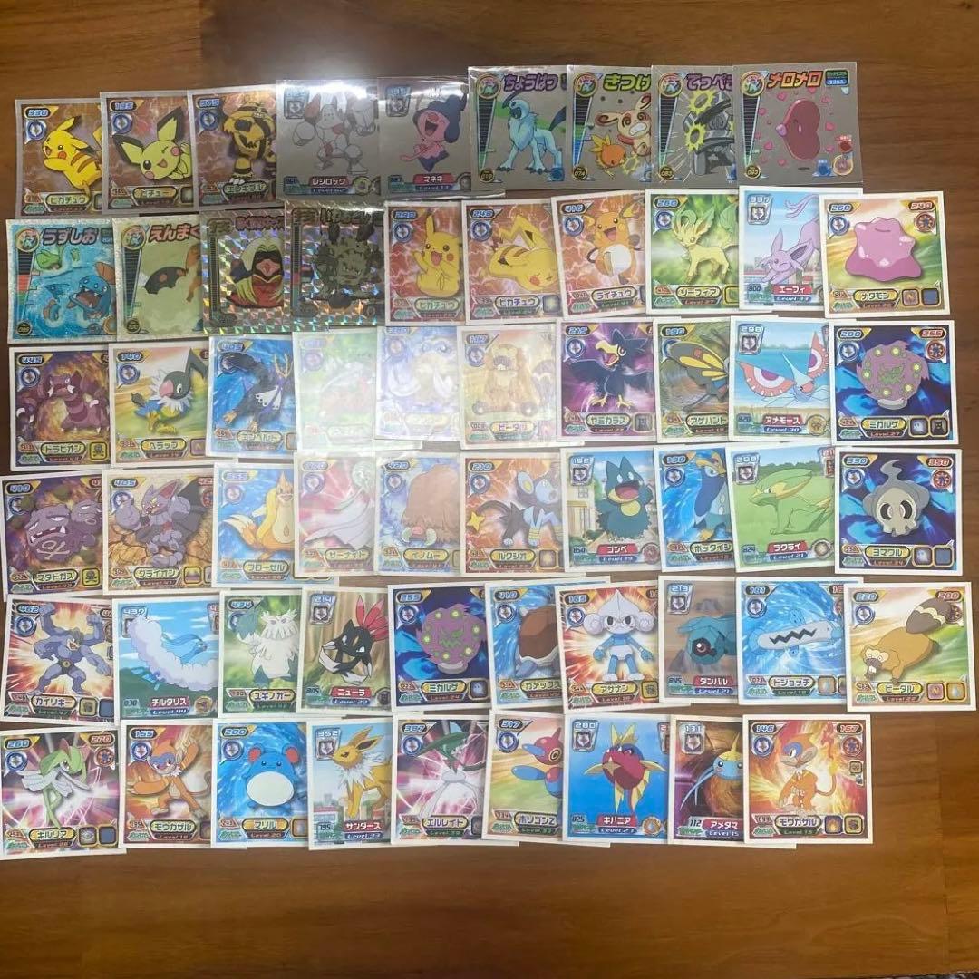 ポケモン 最強シール烈伝 58枚 アマダ - メルカリ