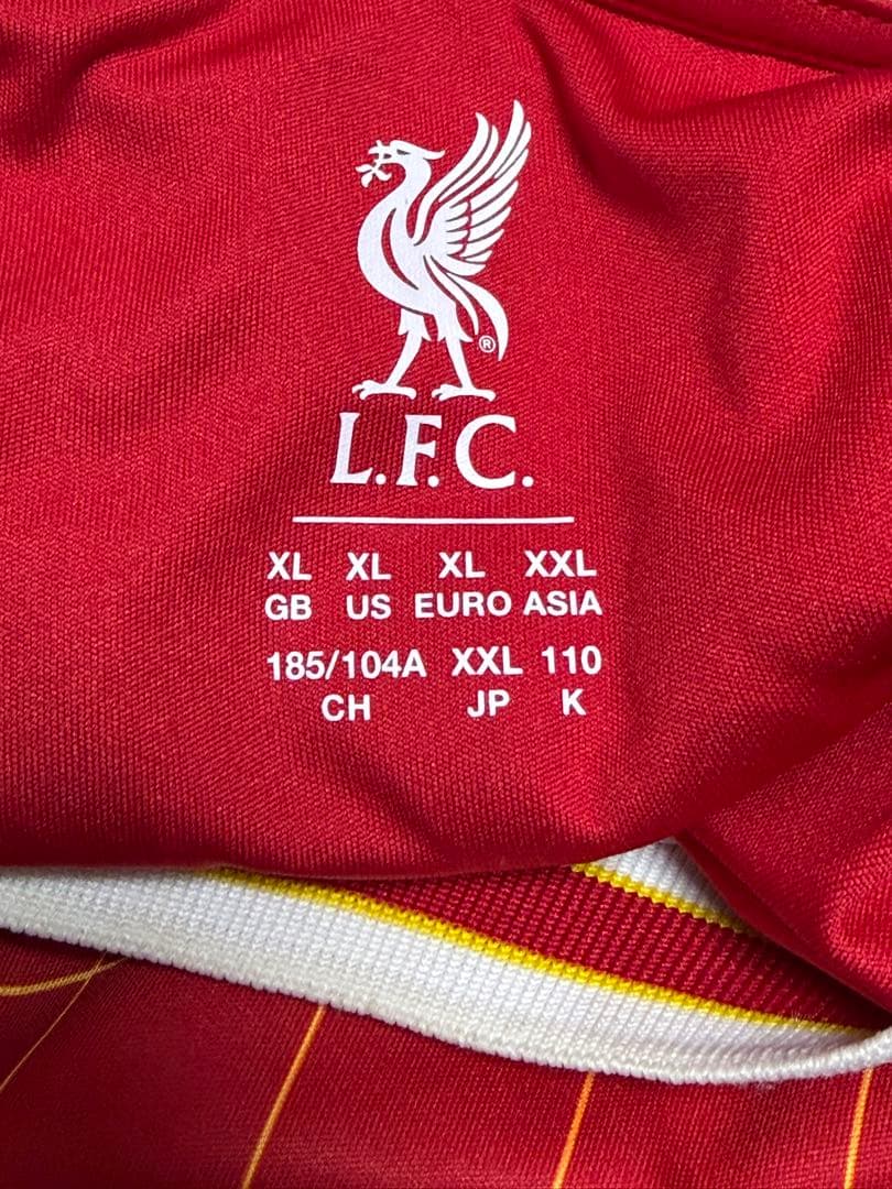 リバプールFC McAllister 10 来日記念 筆文字ユニフォーム XXL - メルカリ