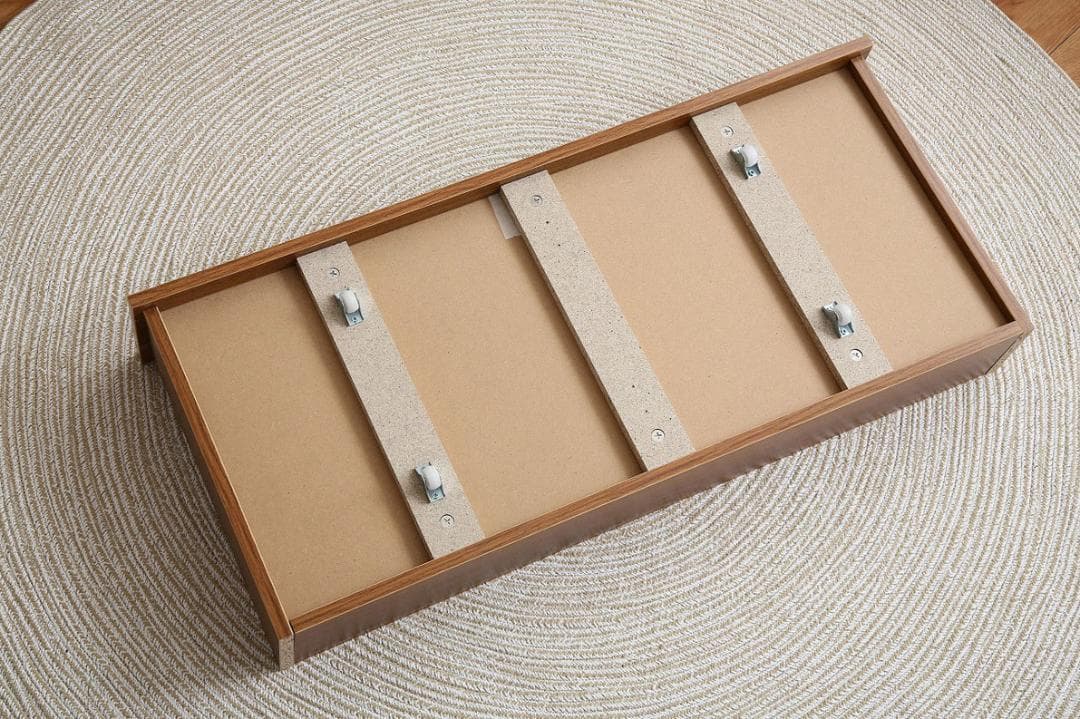 《新品・送料無料》【シングル】Pluto 収納付きベッド（マットレス付き）