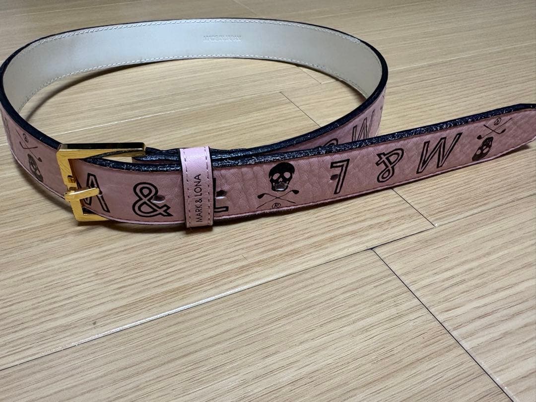 スカルプリント ピンクベルト ゴールドバックル imgrc0079479010.jpg