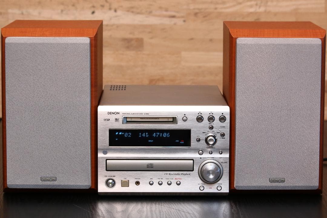 DENON D-MS3 CD/MD/TUNER/USB コンポ+スピーカー 美品 - メルカリ
