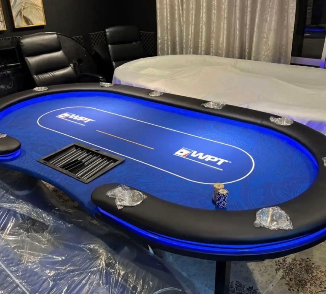 高級 ポーカーテーブル カジノテーブル テキサスホールデム チップ