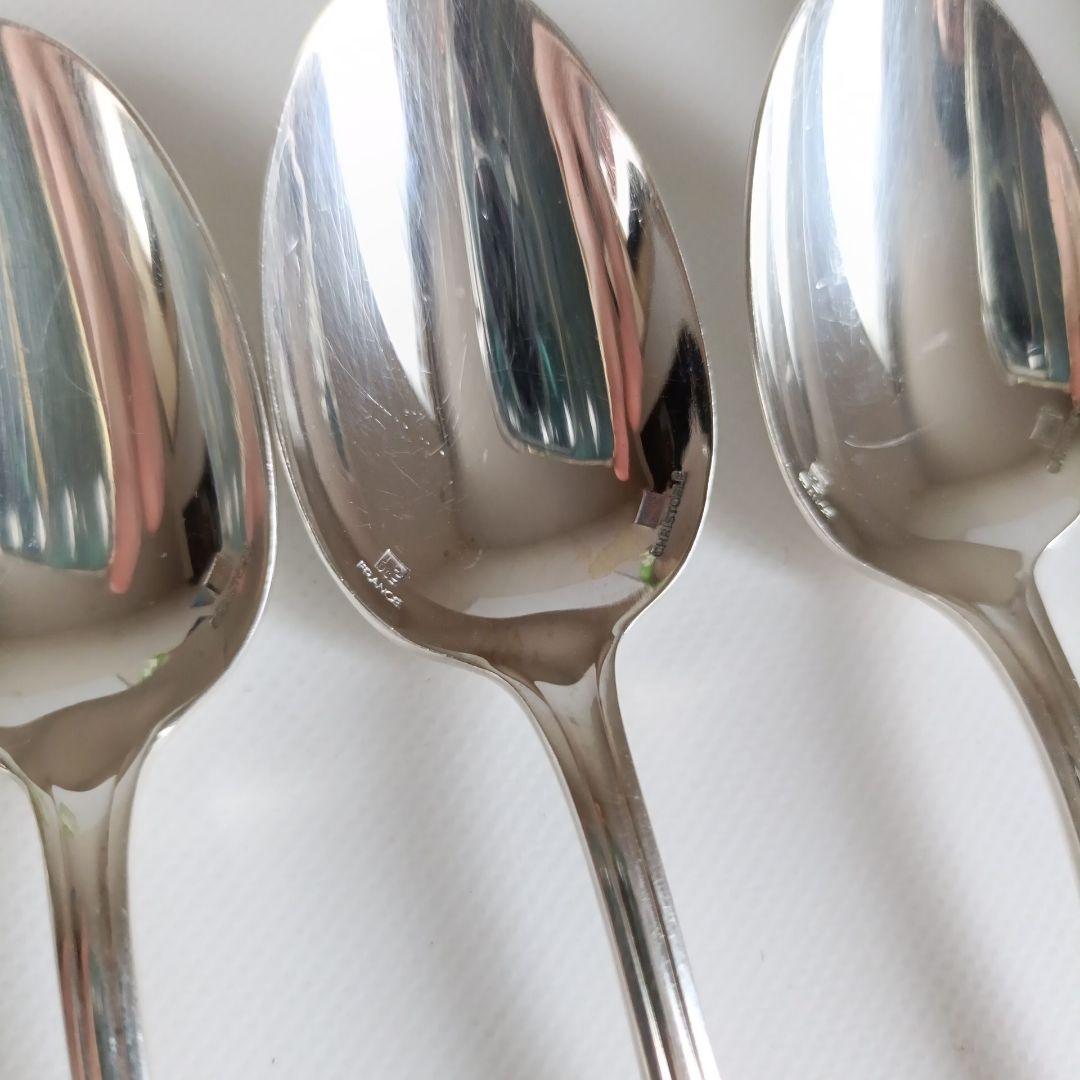 CHRISTOFLE クリストフル ポンパドール ティースプーン 6本