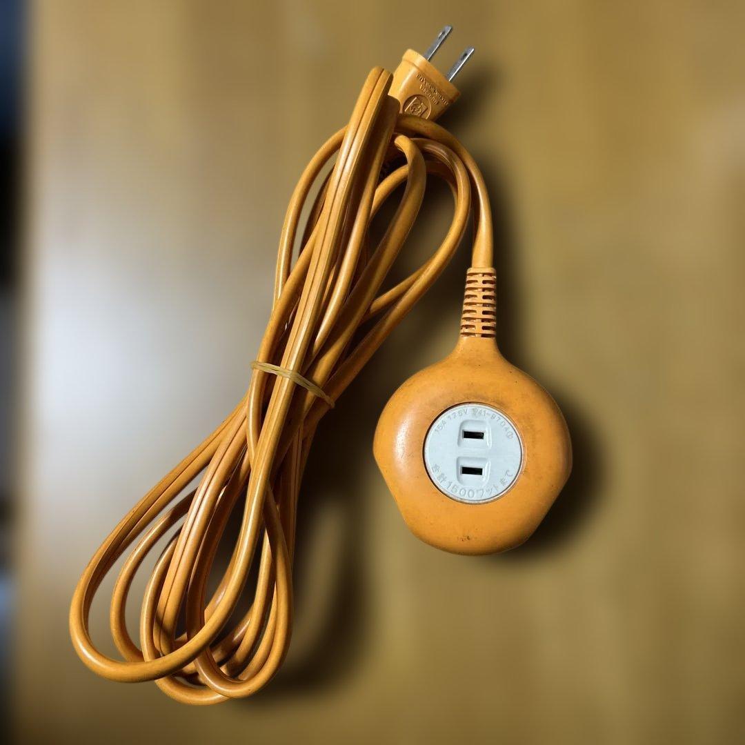 昭和レトロ ナショナル延長コード3m3個口 - メルカリ