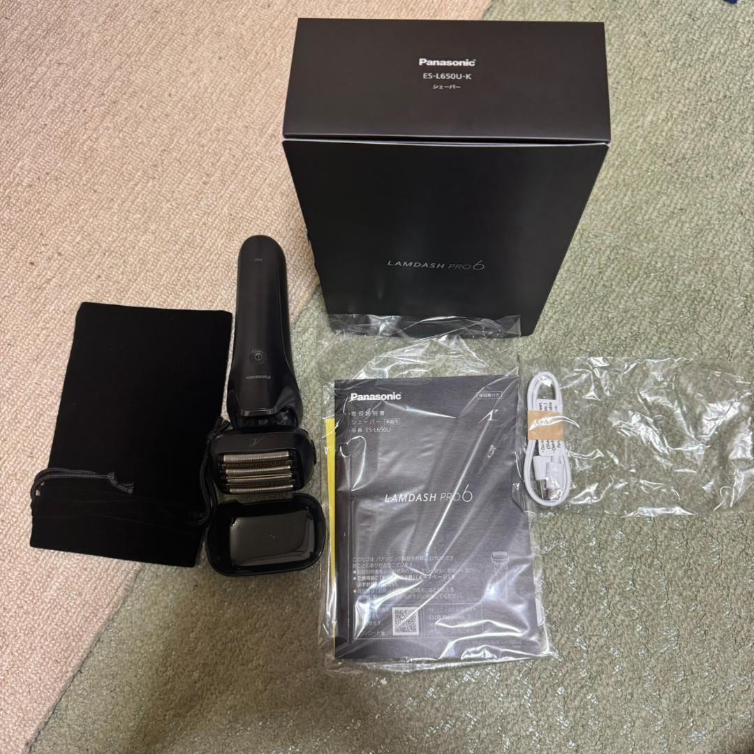 Panasonic パナソニック ラムダッシュPRO 6 ES-L650U-K メンズシェーバー ラムダッシュPRO6 クラフトブラック ES-L650U-K [6