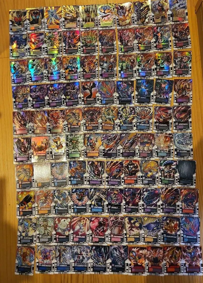 まとめ売り 100枚 ダブリなし仮面ライダーガッチャード　ライドケミートレカ まとめ売り 100枚 ダブリなし仮面ライダーガッチャード ライドケミー