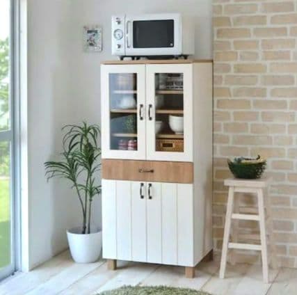 NITORI【新品】フレンチカントリー調キャビネット ホワイト フレンチカントリー調 キャビネット (WH) | ニトリネット【公式】 家具