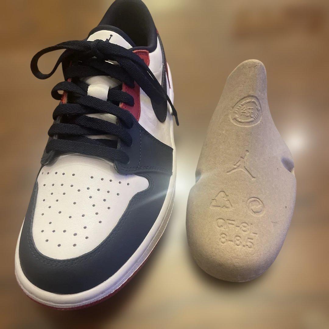 【新品未使用】ナイキエアジョーダン1ゴルフ　トリコロールカラー　25.5cm