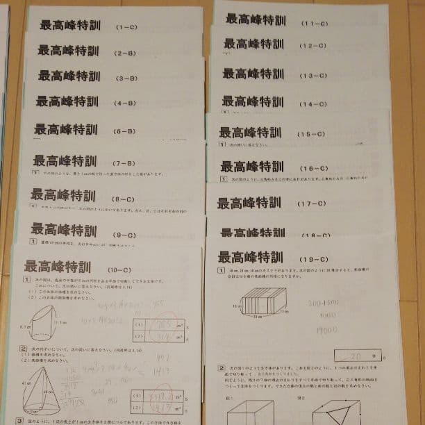 サピックス 算数 αクラス アルファクラス 最高峰特訓 最難関 図形 難問