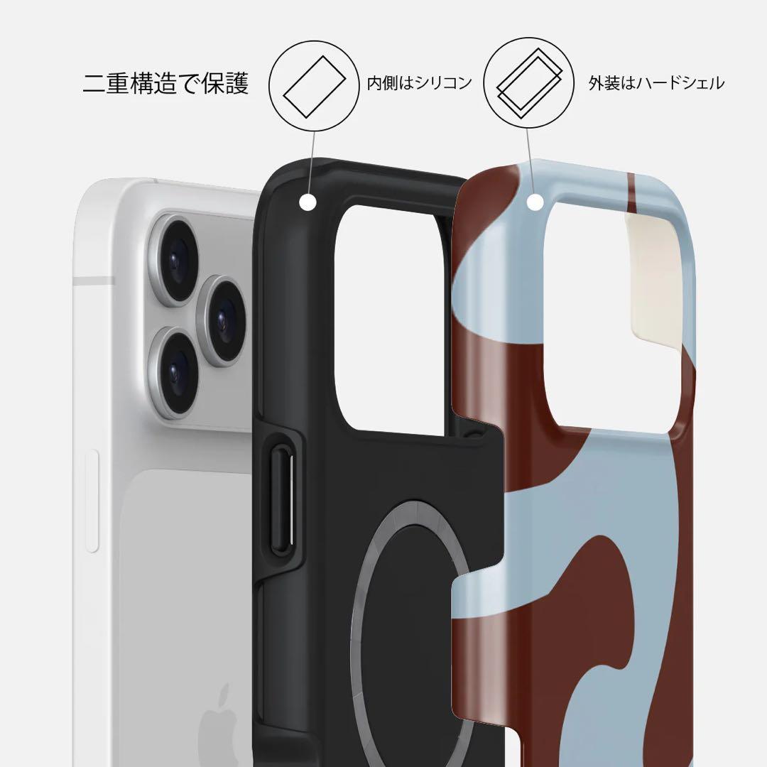 BURGA iPhone17proケース＋マグネティックリングホルダー - メルカリ