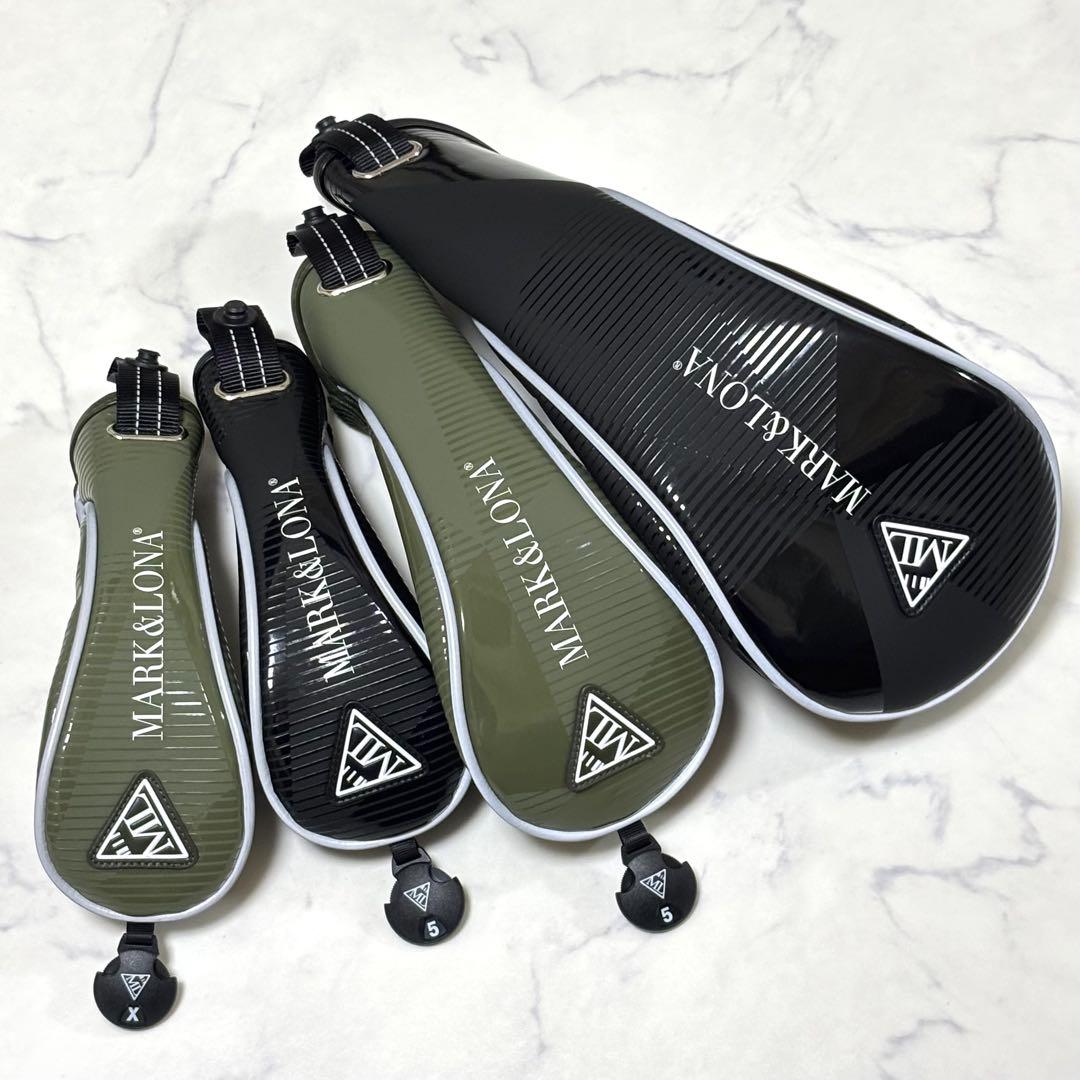 極美品】 マークアンドロナ ヘッドカバー DR FW UT×2個 計4個セット