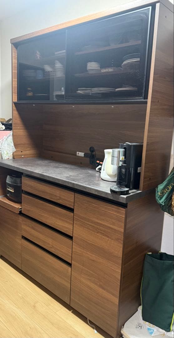 Pamouna 食器棚 引き戸タイプ セレクト家具/食器棚・キッチン収納/EM 食器棚 引き戸タイプ - 【公式