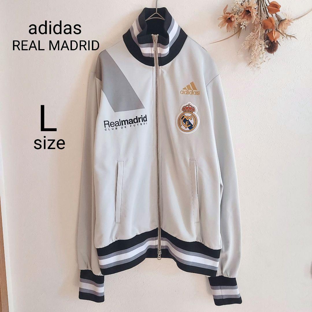 adidas REAL MADRID ジャケット トラックジャージ L - メルカリ