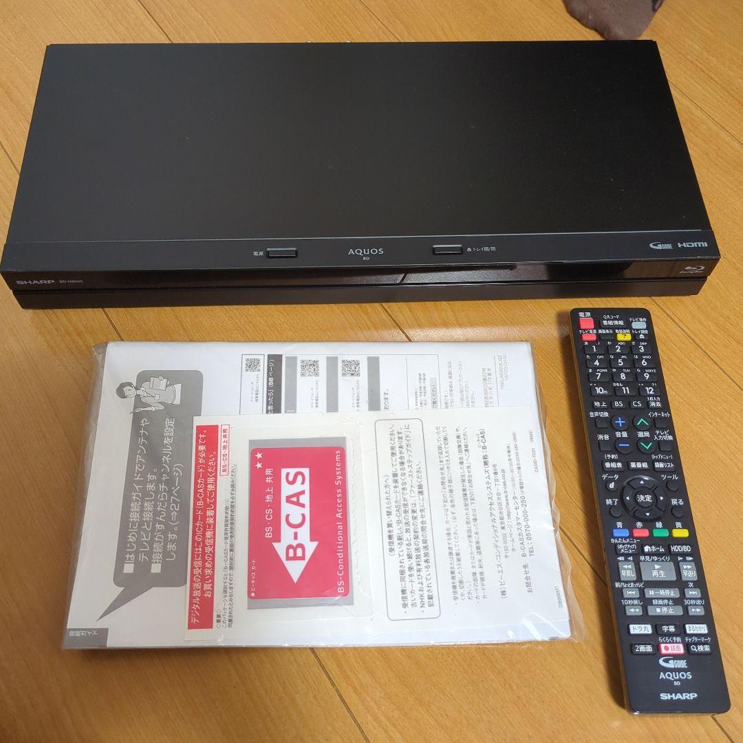 SHARP AQUOS BD-NS500 ブルーレイレコーダー。本体未使用品② - メルカリ