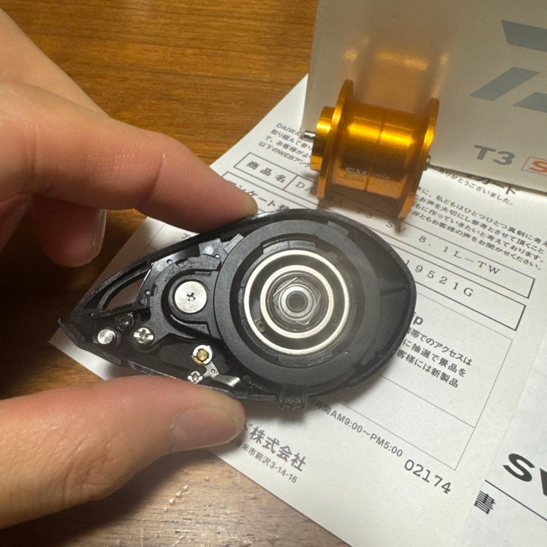 隣*ん様 ダイワ T3 SV8.1L-TW ベイトリール 左巻き - メルカリ