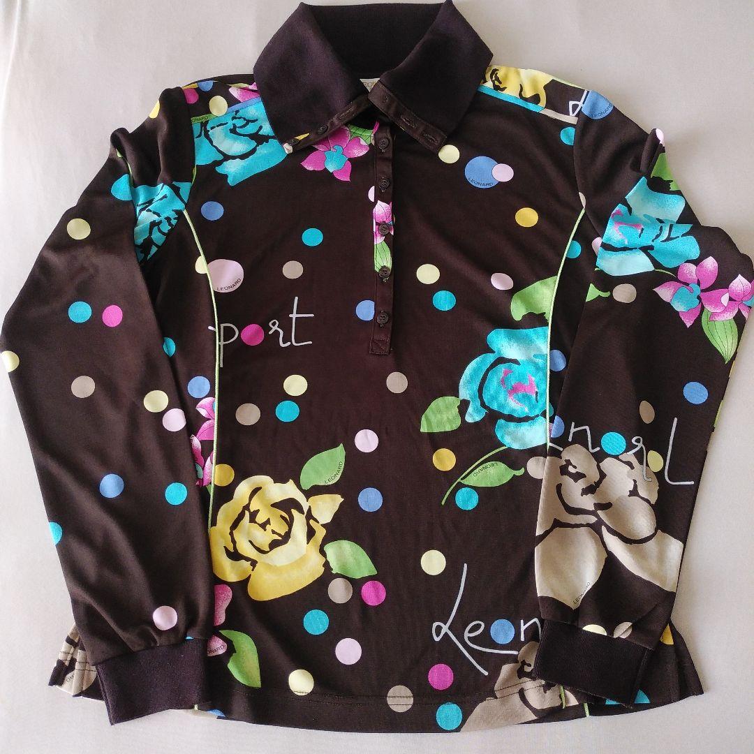 LEONARD 【美品】レオナールスポーツ 長袖ポロシャツ - メルカリ