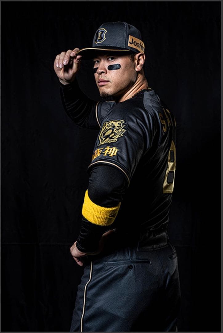 阪神 B-LUCK DYNAMITE プロコレ ユニフォーム 佐藤輝明 L - メルカリ