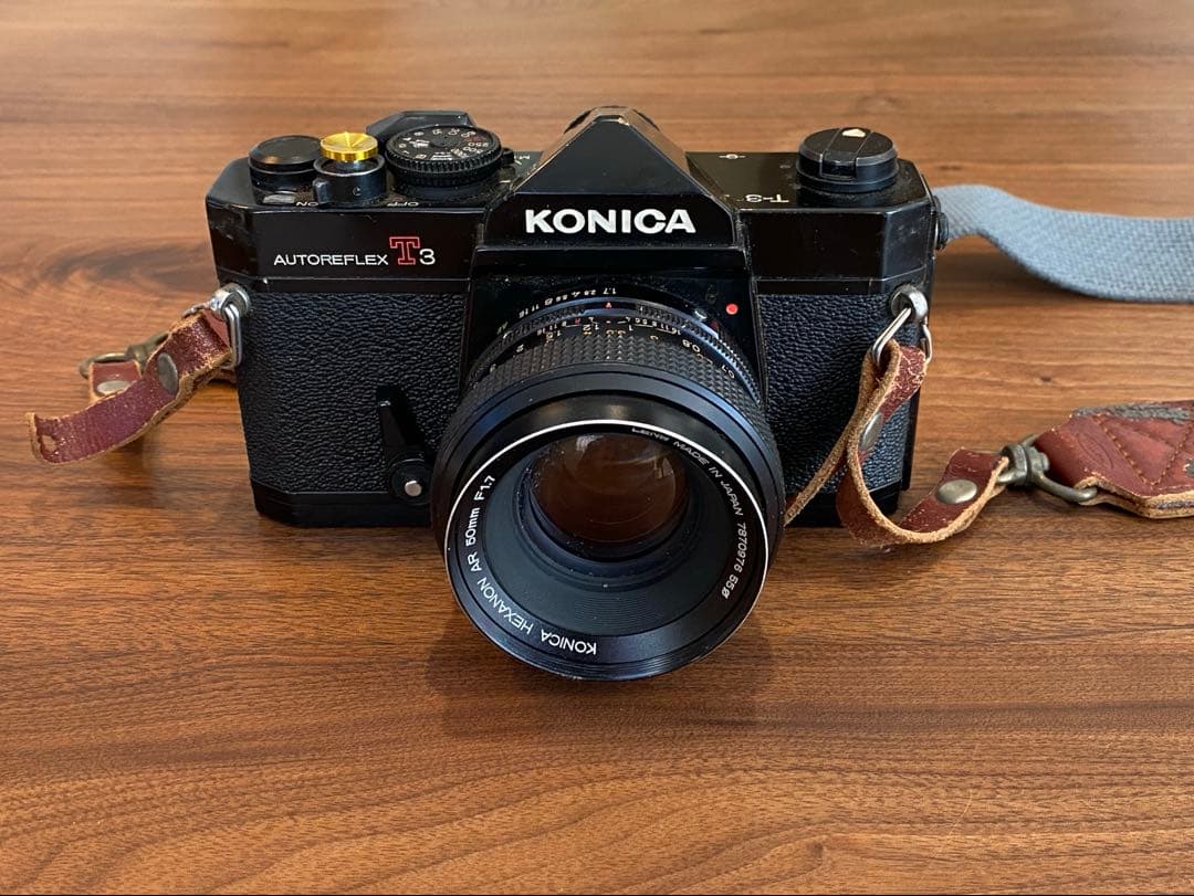 KONICA AUTOREFLEX T3 コニカ クラシックフィルム一眼レフ 黒 - メルカリ