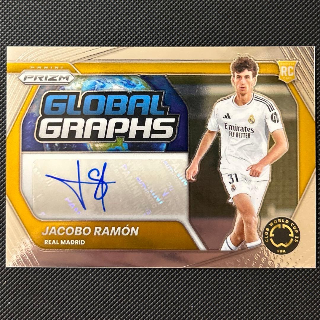 直筆サイン！ハコボ・ラモン ルーキー RC レアル・マドリード PANINI