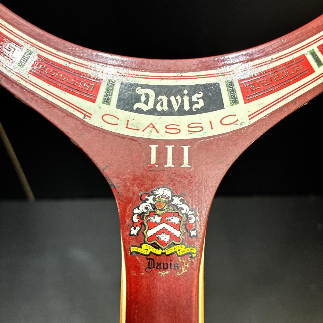 1月5日に削除します TAD DAVIS CLASSIC Ⅲ ヴィンテージ 木製テニス