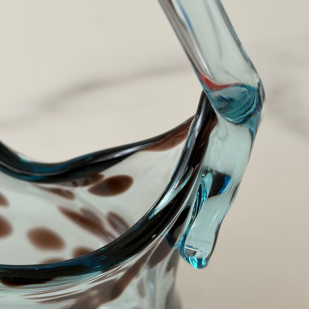 Sghr スガハラガラス】サック＊サイレントムーン・手作りガラス製花瓶