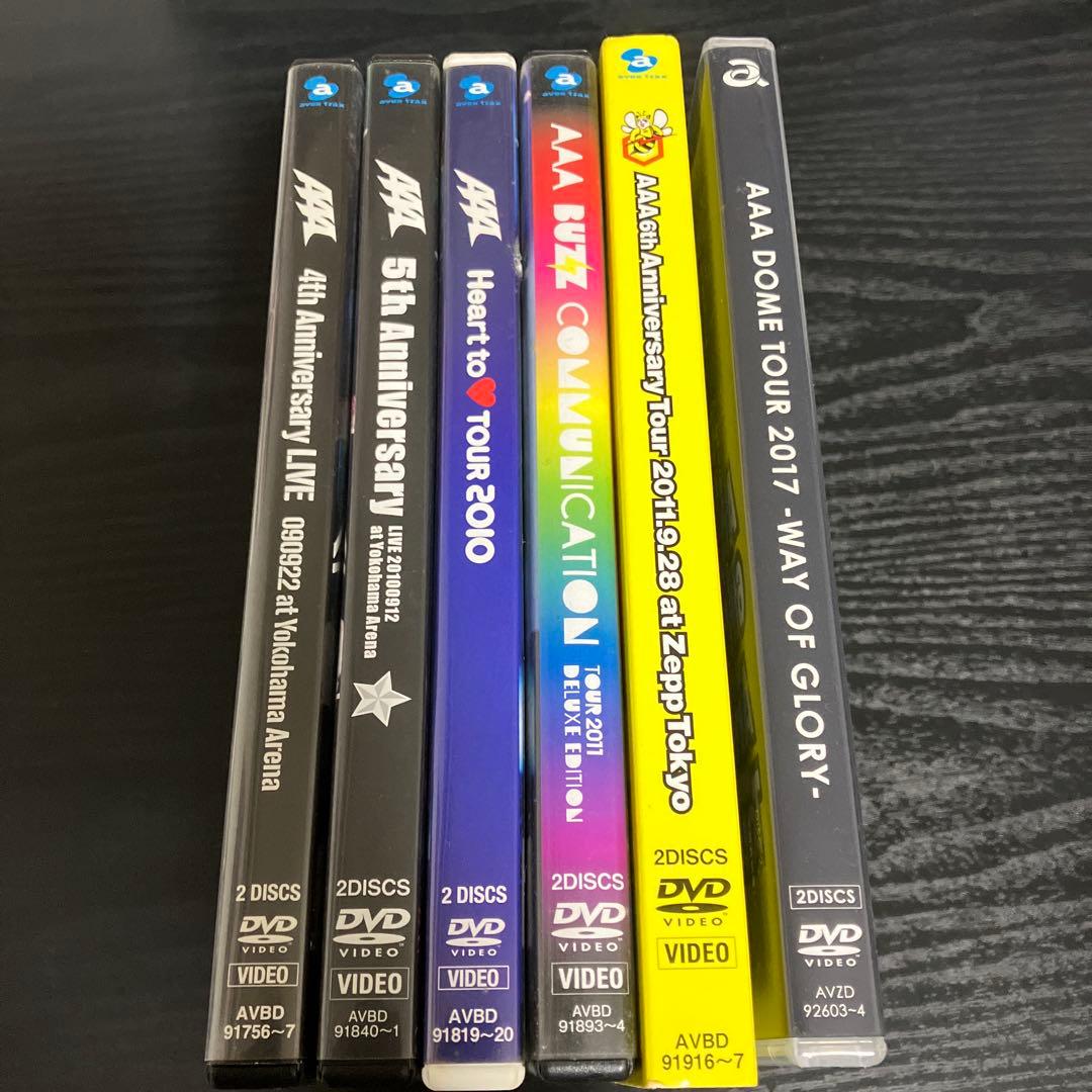 AAA ライブDVD LIVE TOUR まとめ売り 2009〜2017 - メルカリ