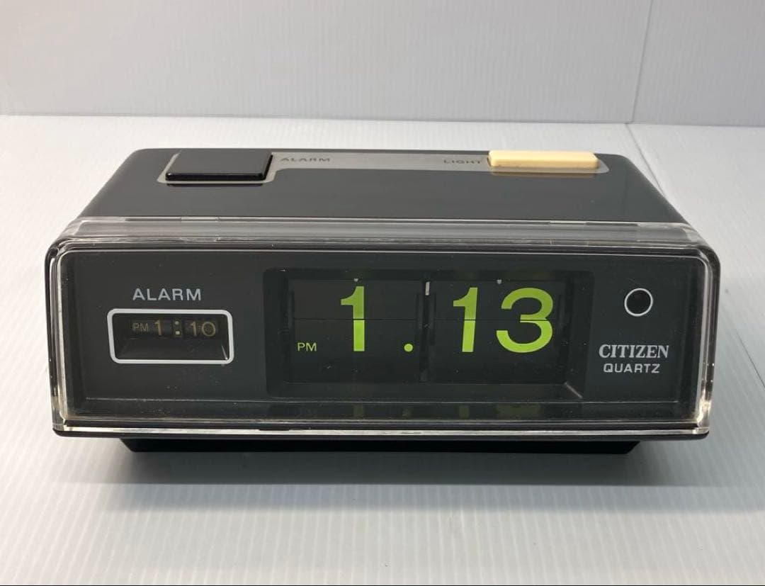 CITIZEN/シチズン】8RD102 パタパタ時計 レトロ アラーム 稼動品