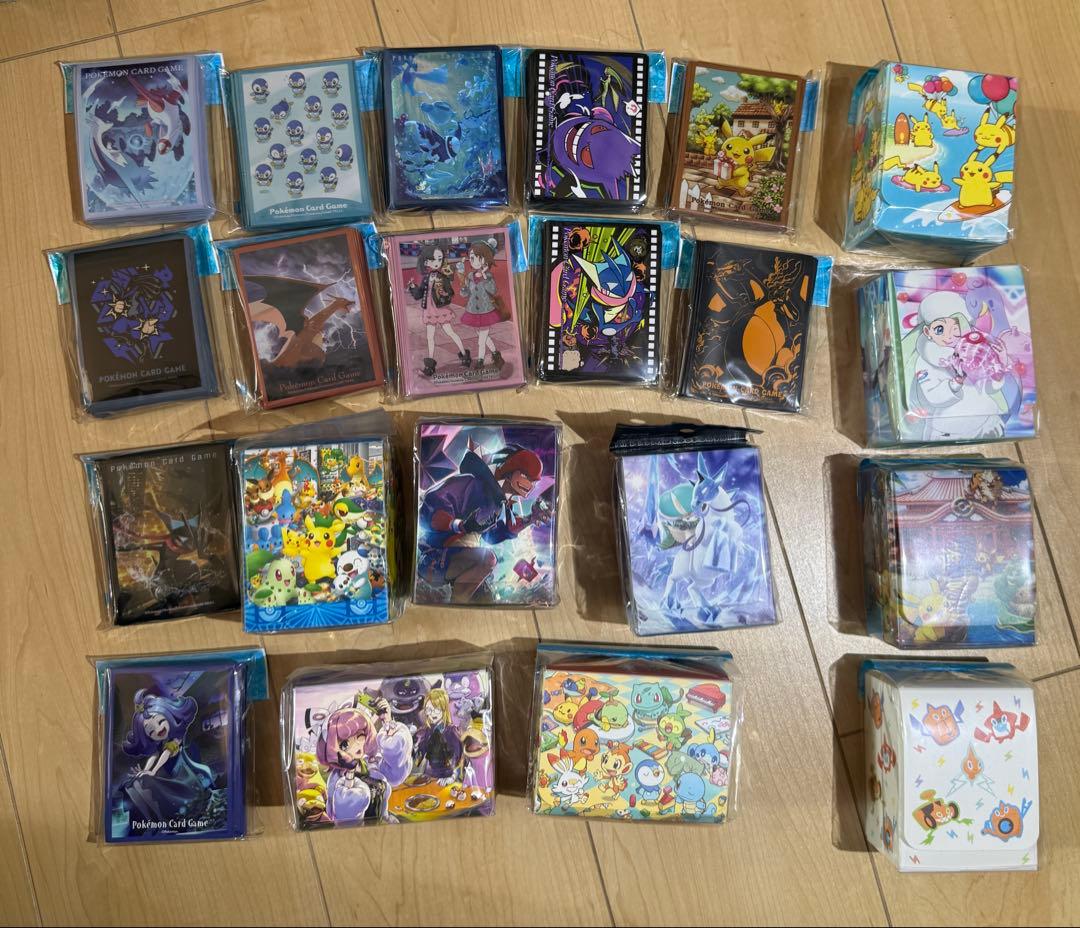 ポケモンカード　デッキシールド　デッキケース 楽天市場】【2種セット】ポケモンカードゲーム メガリザードンX デッキ