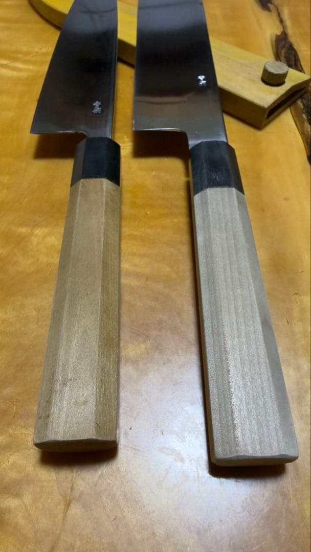 高鳳 青鋼 相出刃 薄刃 8寸 - メルカリ