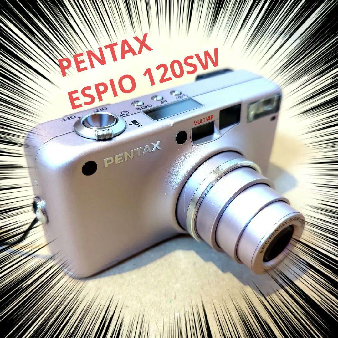 【美品】ESPIO 120 SW　コンパクトカメラ　動作確認済み　電池付き 2026年最新】pentax espio 120sw iiの人気アイテム - メルカリ