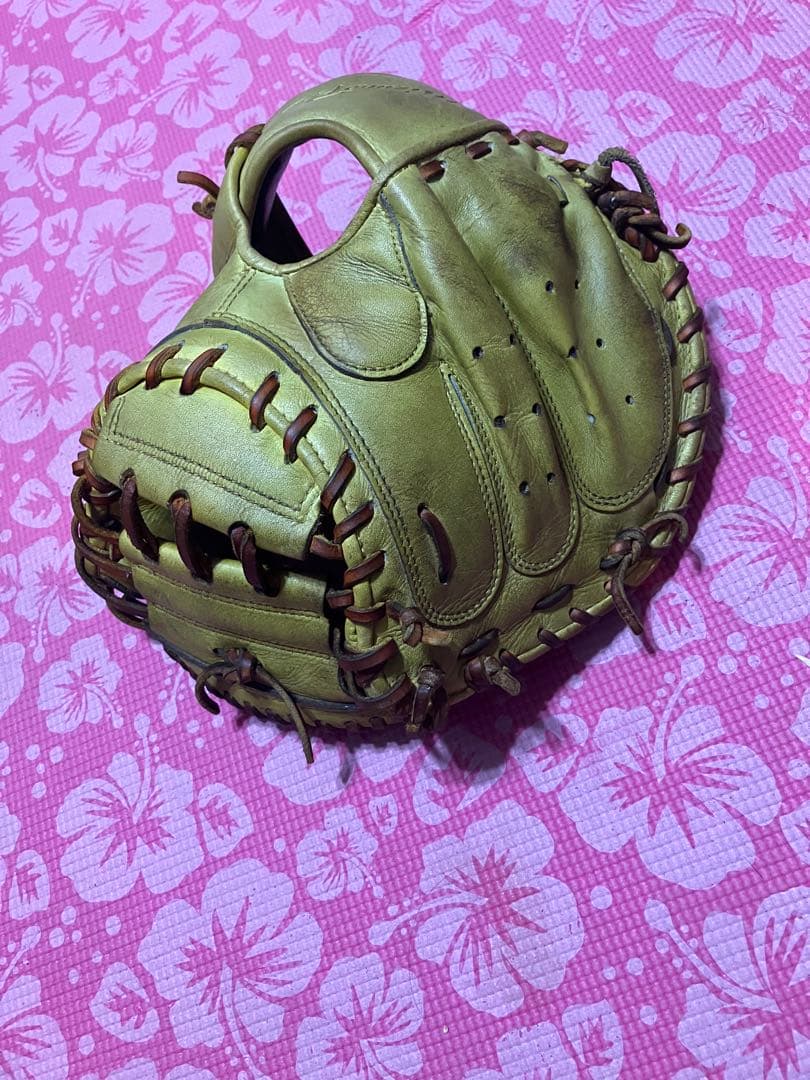 Mizuno Pro 硬式グローブ イエロー Mizuno Pro 左投げ ミズノプロ 硬式 投手用 ヨコ型 グローブ グラブ