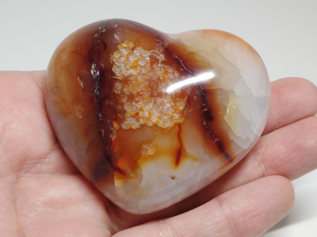 O-17 瑪瑙 183g メノウ 原石 鑑賞石 自然石 誕生石 鉱物 鉱石 水石