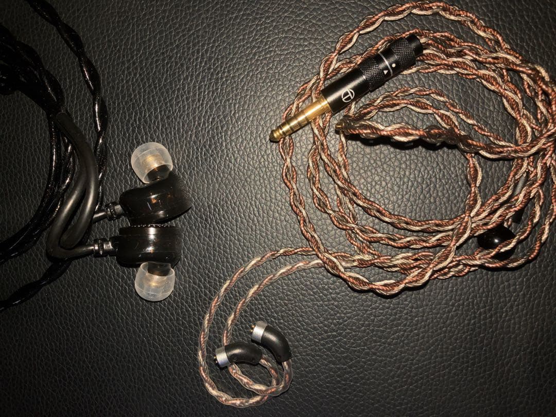 ドイツ TRN TA3＋4.4mmバランス＋元ケーブル付＋radius装着 リケーブル済