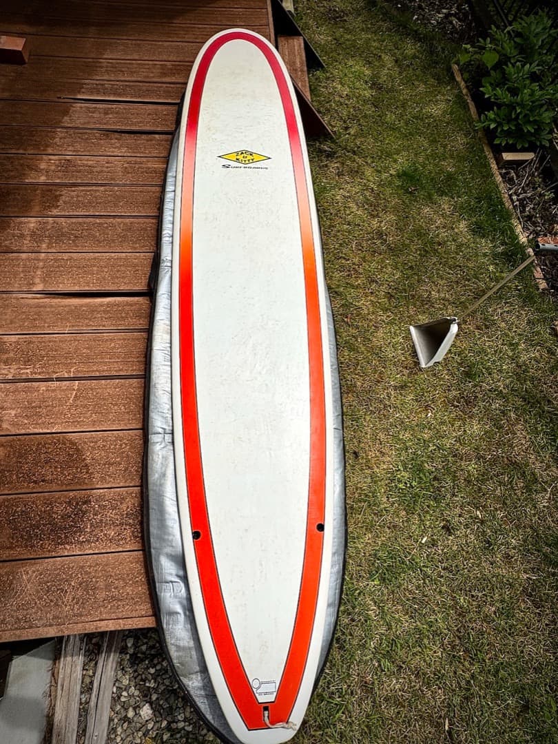 ノーブランド社製 ZACK & KITTY ロングボード ホワイト/オレンジ