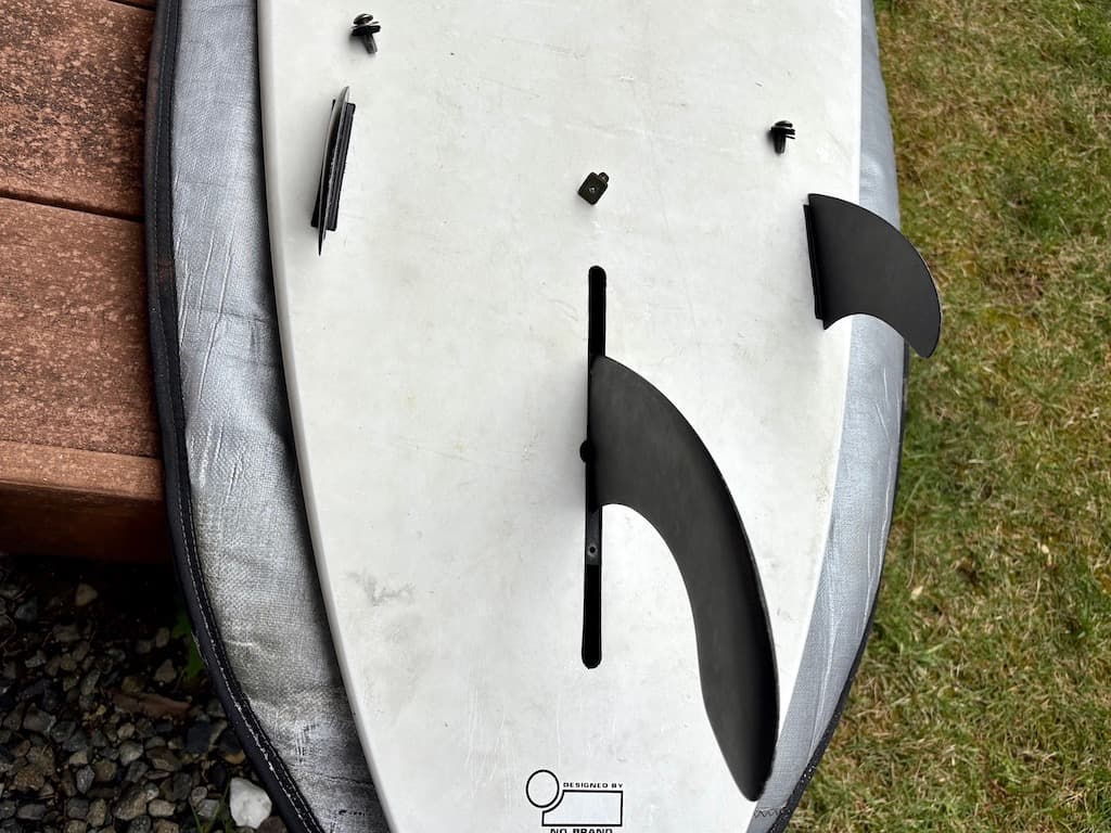 ノーブランド社製 ZACK & KITTY ロングボード ホワイト/オレンジ