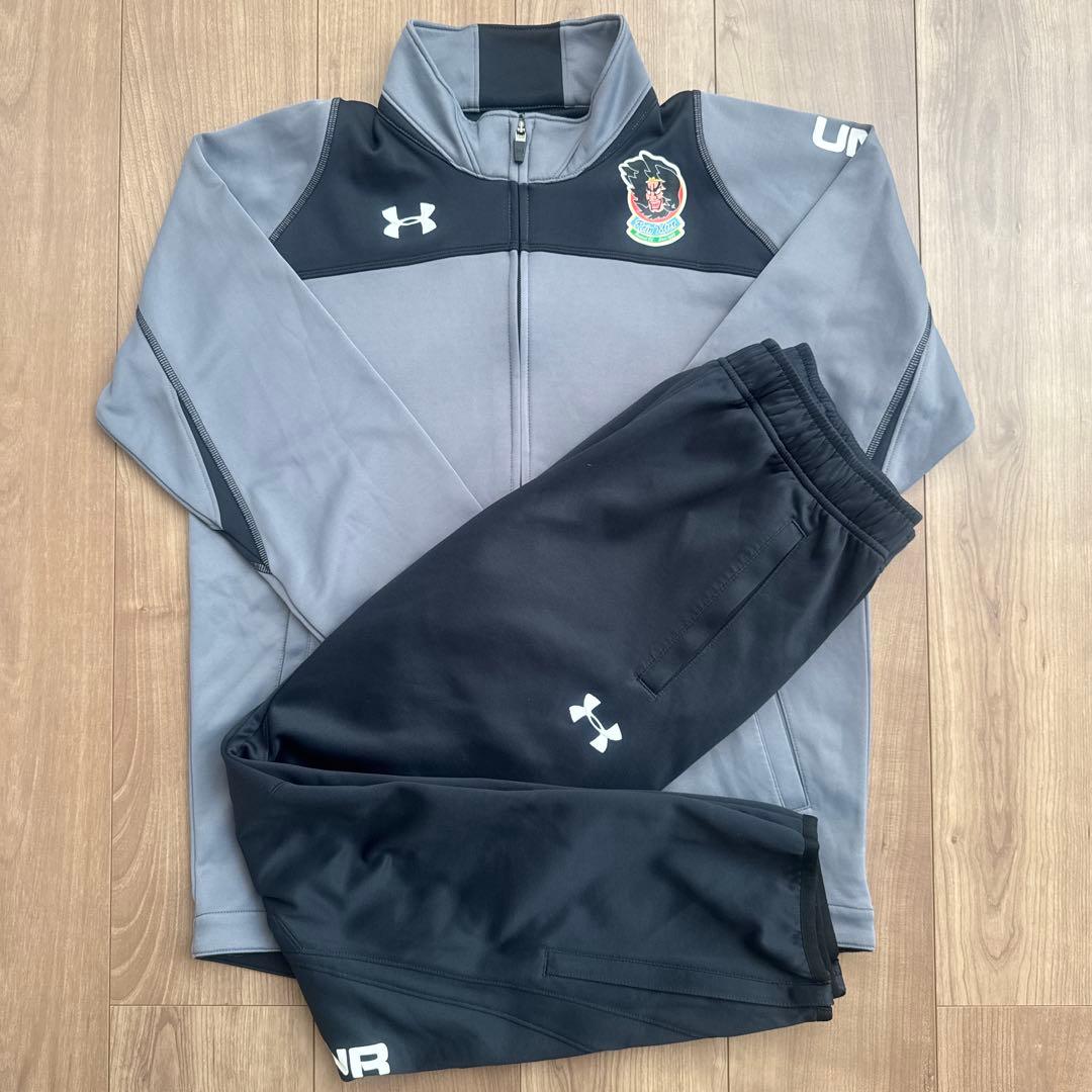 ラインメール青森】 ジャージ上下セット アンダーアーマー支給サッカー