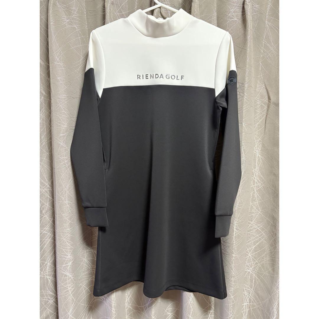 riendagolf リエンダゴルフ バイカラーロゴカットOPワンピース - メルカリ