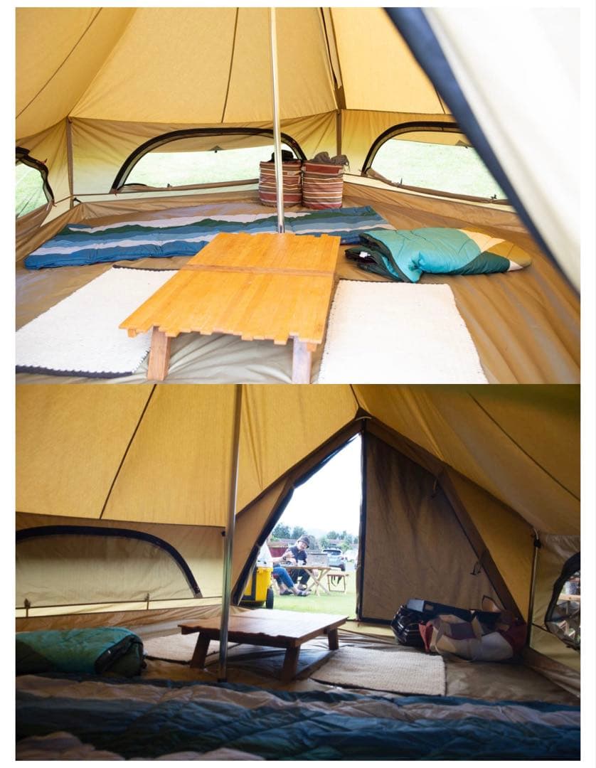 美品・使用2回】グロッケ8 T/C フルセット｜PVCシート＋グランドマット