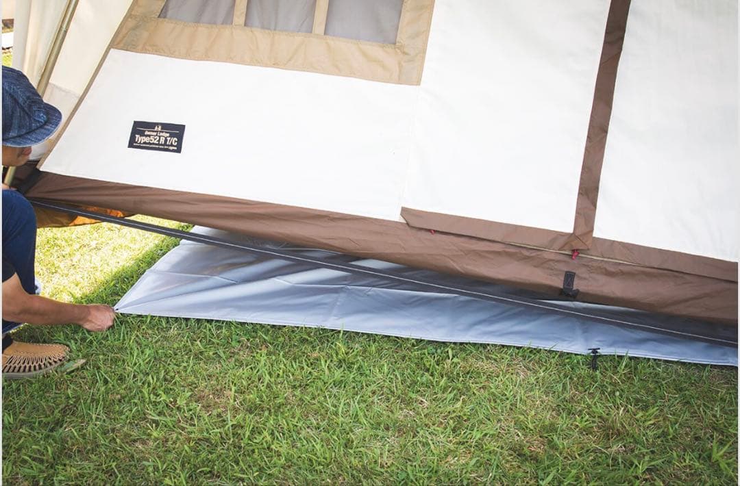 美品・使用2回】グロッケ8 T/C フルセット｜PVCシート＋グランドマット