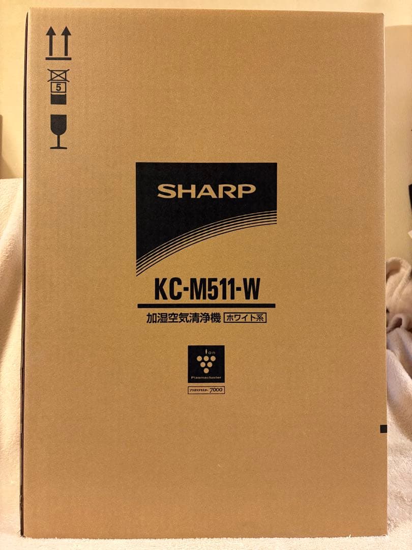 床置き型プラズマクラスター加湿空気清浄機 KC-M511-W 楽天市場】メーカー在庫僅少 シャープ KC-M511-W (ホワイト) 床置き型