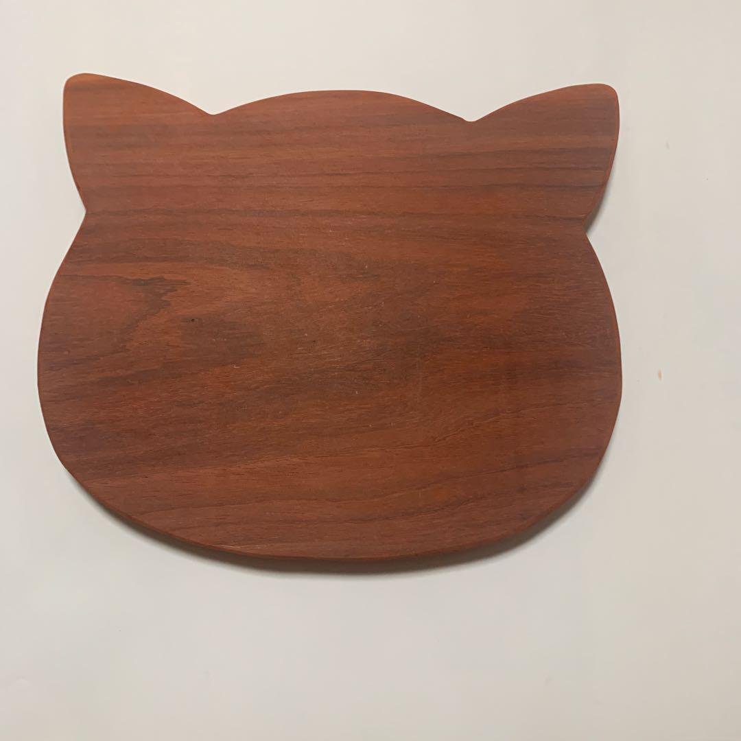 ♪♪ 可愛いネコちゃんモチーフ パドック カッティングボード まな板