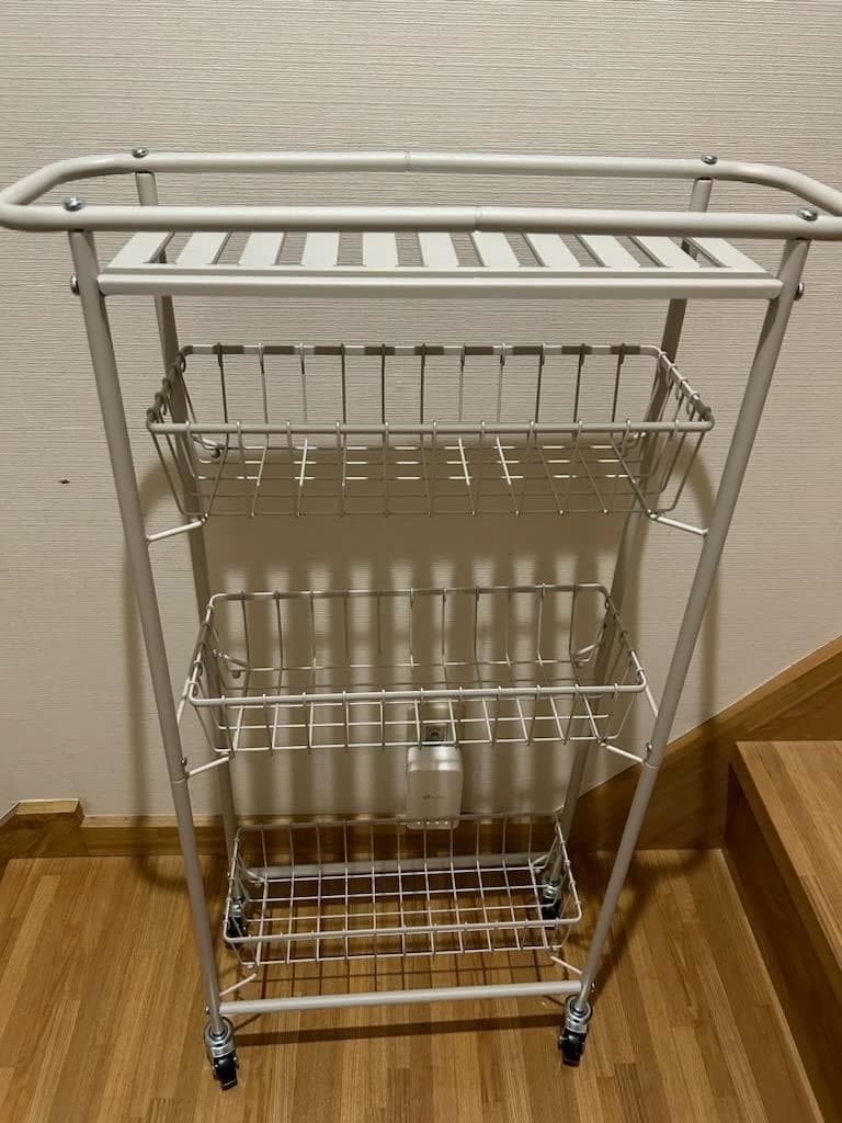 ☆隙間収納　キャスター付きで移動も楽々　収納ワゴン　ラック 楽天市場】頑丈 収納ラック キャスター付き 隙間収納 20cm 引き出し