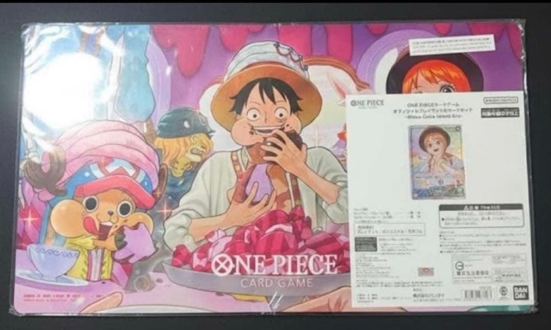 新品未開封 ワンピースカードゲーム オフィシャルプレイマット&カード
