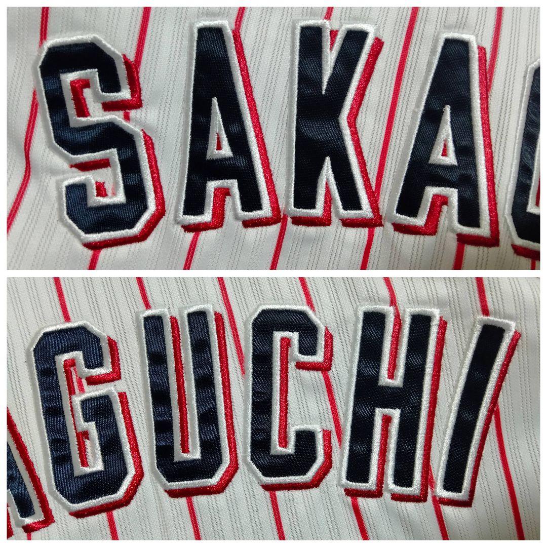 マジェスティック ヤクルト 坂口智隆 #42 刺繍ユニフォーム M 紙タグ