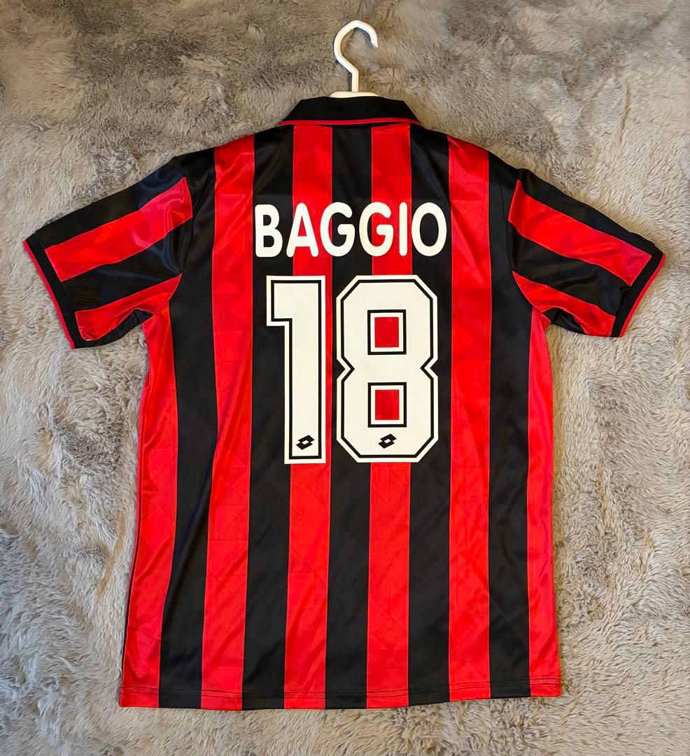 新品 激レア】セリエA ミラン 95-96 バッジョ ホーム ユニフォーム L